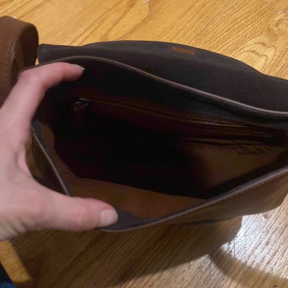 NWOT Frye Brown Clara Crossbody Buckle Bag - Picture 8 of 15